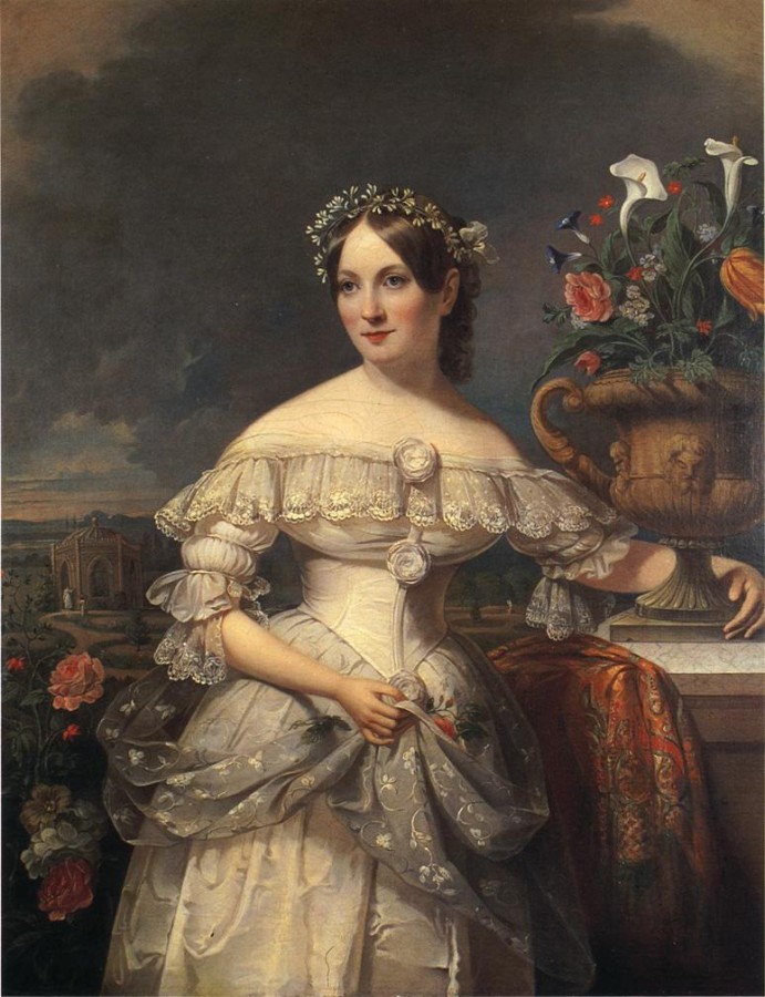 Serena Mayer Franklin, 1838 – costume cocktail