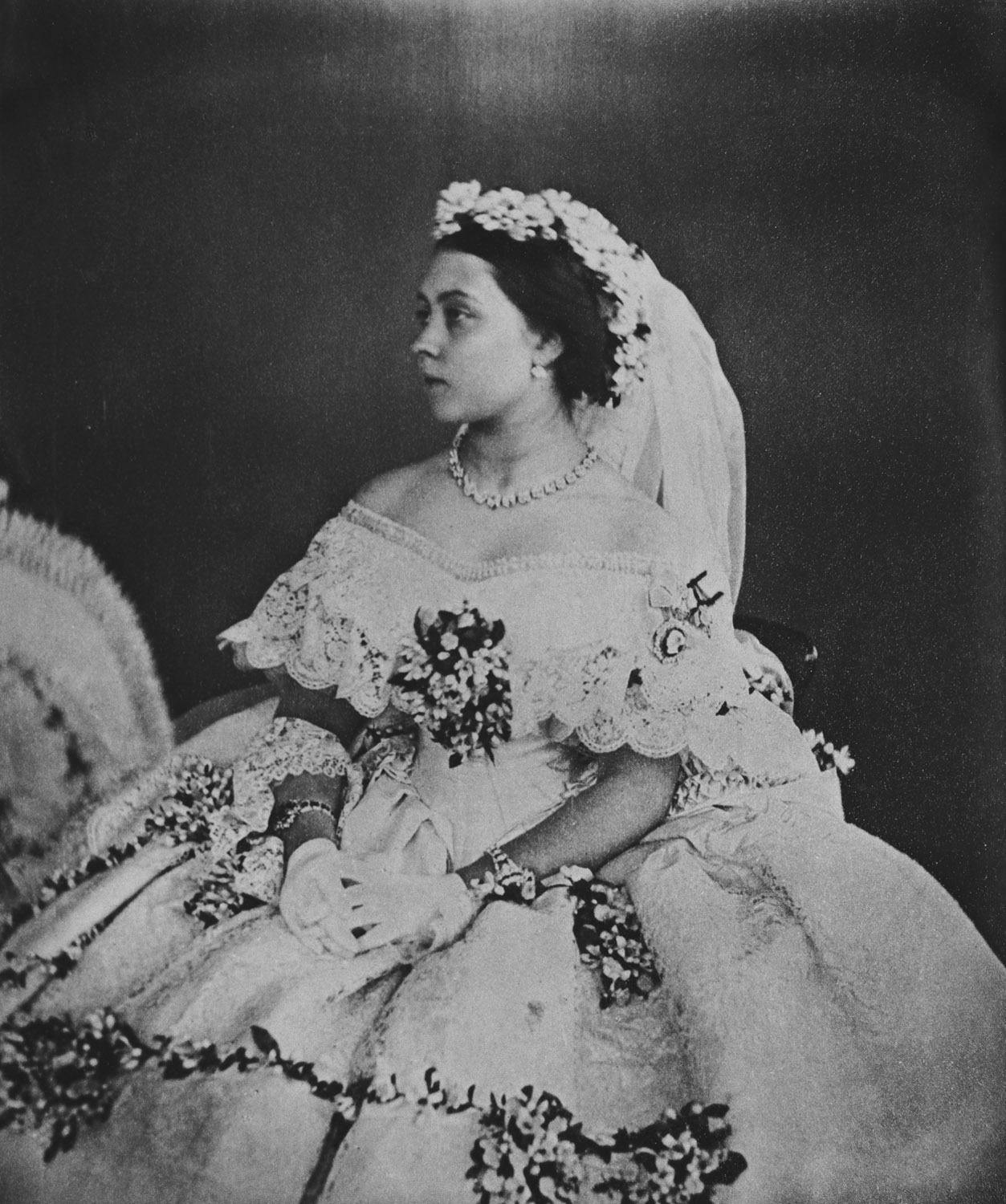 Victoria The Princess Royal In Her Wedding Dress 25th January 1858 Costume Cocktail